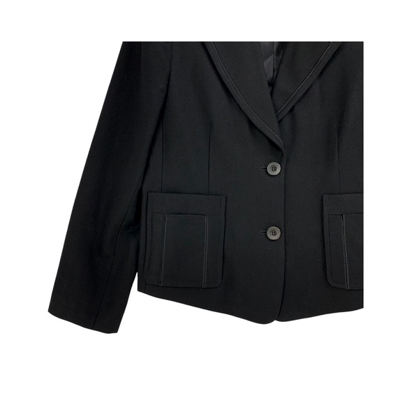 Harve Bernard Black Wool Blend Blazer - Picture 3 of 13